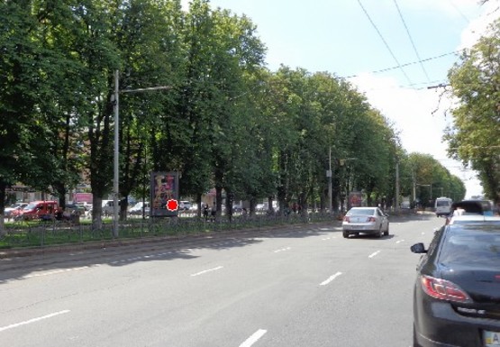 Фото рекламной плоскости по адресу Пирогова ул. [№5] (сквер)