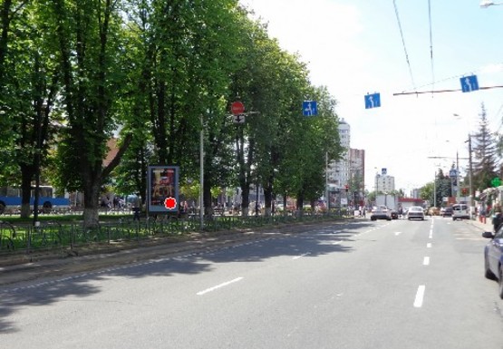 Фото рекламной плоскости по адресу Пирогова ул. [№12] (сквер)