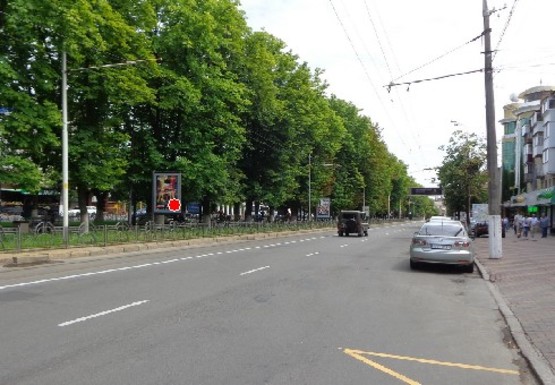 Фото рекламной плоскости по адресу Пирогова ул. [№21] (сквер)