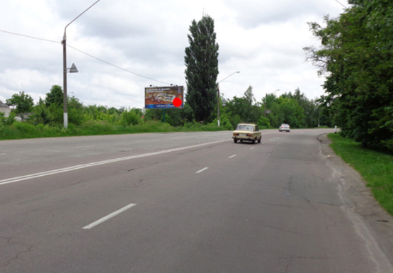 Фото рекламной плоскости по адресу Киевское шоссе, 117