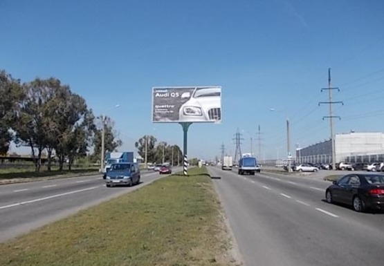 Фото рекламної площини за адресою Набережная магистраль, завод Коммунар, цех №14