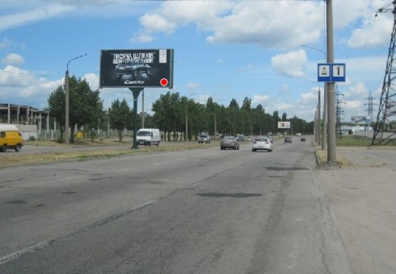 Фото рекламної площини за адресою Набережная магистраль, завод Коммунар, цех автотранспорта