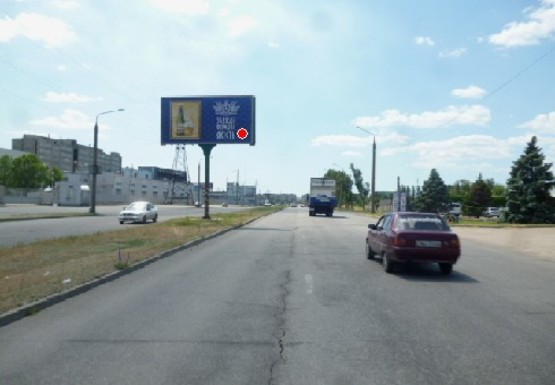 Фото рекламної площини за адресою Набережная магистраль, завод Коммунар, цех автотранспорта