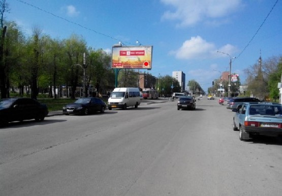 Фото рекламной плоскости по адресу Моторостроителей ул. - Красная ул.