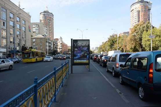 Фото рекламної площини за адресою Лесі Українки бульв., 34 (ресторан "Якіторія") (асф.розподільник); №11 ((1-скрол))