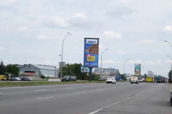 Фото рекламної площини за адресою Броварський просп., на розподілювачі №2 (в напрямку Броварів)