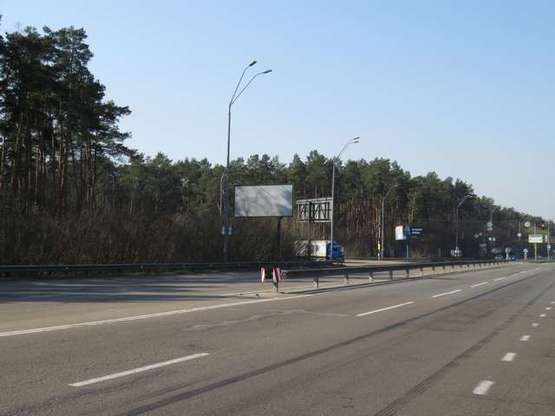 Фото рекламной плоскости по адресу Броварський просп., на в'їзд до Броварів
