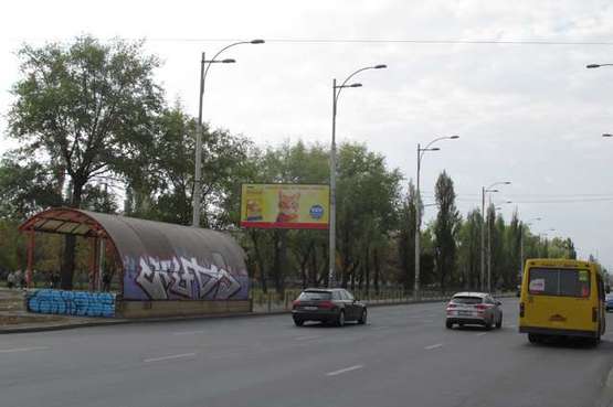 Фото рекламної площини за адресою Юрія Гагаріна просп. - Красноводський пров. (в направлении Ленинградской пл.)