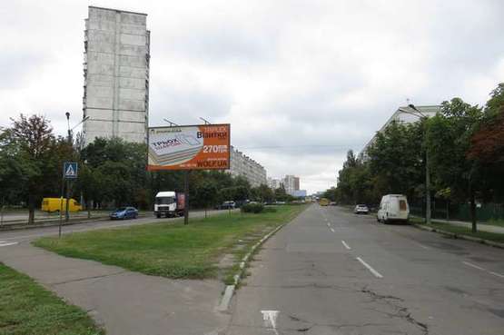 Фото рекламной плоскости по адресу Шолом-Алейхема вул., 10 (в направл. Братиславськой)