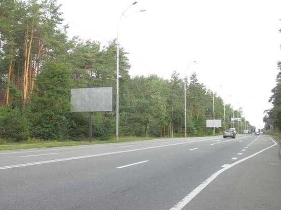 Фото рекламної площини за адресою Столичне шосе, 400м до маг "Велика кишеня" (в напрямку Києва)