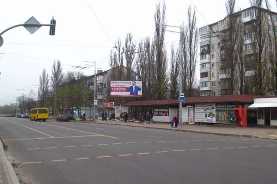 Фото рекламної площини за адресою Академіка Туполєва вул., 16/26 (в направл. Стеценка вул.)