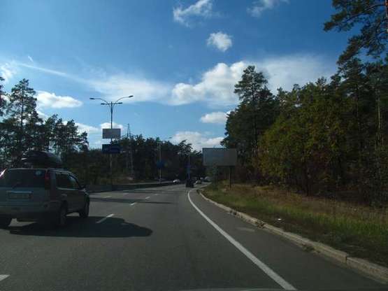 Фото рекламной плоскости по адресу Велика Кільцева дорога, 350м до стаціонарного посту ДАІ