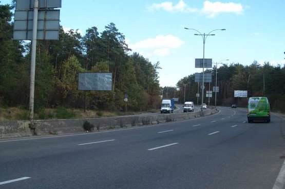 Фото рекламної площини за адресою Велика Кільцева дорога, 350м до стаціонарного посту ДАІ