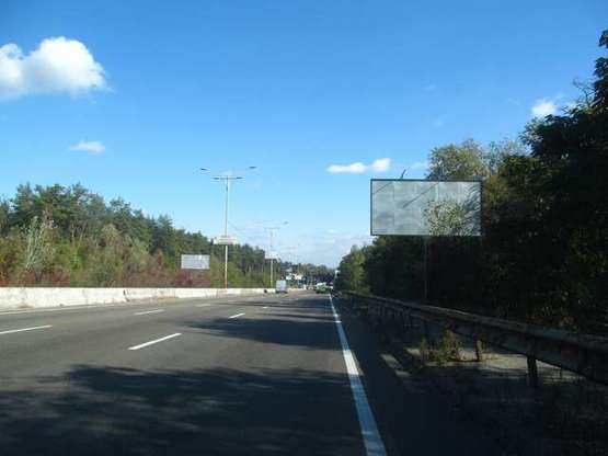 Фото рекламной плоскости по адресу Велика Кільцева дорога, 450м до перехр. з Мінским просп. (в напрямку Мінського просп.)