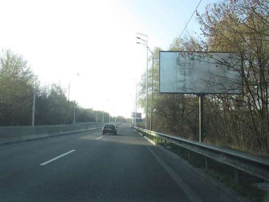 Фото рекламної площини за адресою Дніпропетровське шосе (в напрямку Обухова)