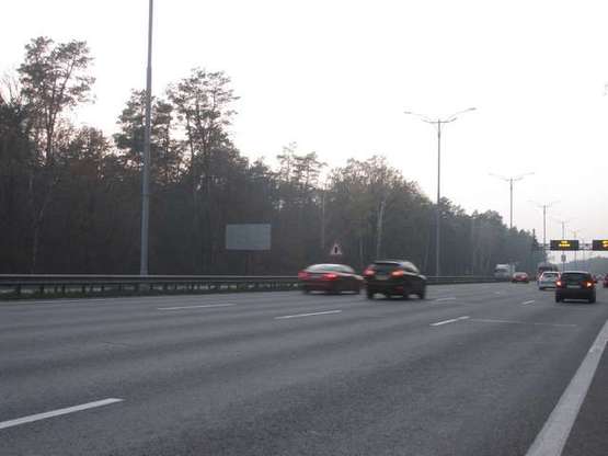 Фото рекламной плоскости по адресу Бориспільське шосе, 4,2 км від Києва (в напрямку Києва)