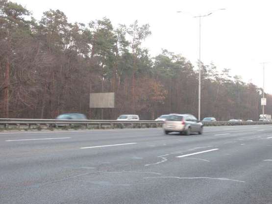 Фото рекламной плоскости по адресу Бориспільське шосе, 3,4 км до Києва (в напрямку Борисполя)