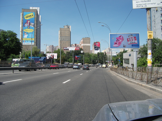 Фото рекламної площини за адресою ул. Гетьмана,Караваевы дачи