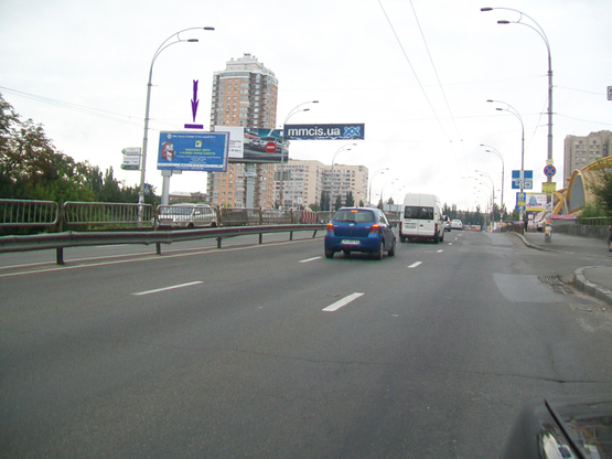 Фото рекламной плоскости по адресу ул. Гетьмана,Караваевы дачи