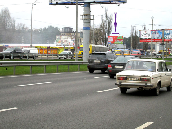 Фото рекламной плоскости по адресу Кольцевая дорога  перед  ТЦ  "Ашан"