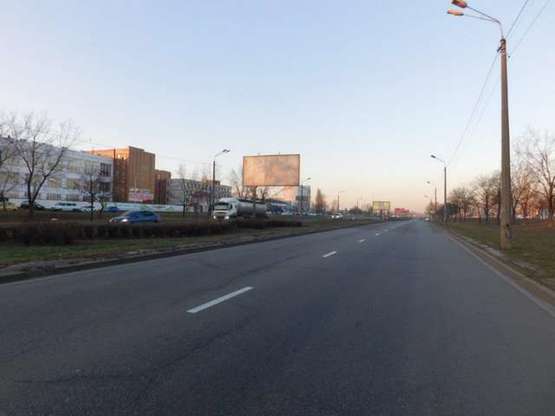 Фото рекламної площини за адресою Богатирська вул., 22-А розподілювач  (в напрямку Вишгорода)