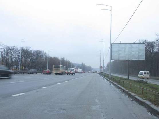 Фото рекламної площини за адресою Столичне шосе, 2 км до Південого мосту
