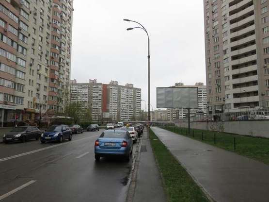 Фото рекламной плоскости по адресу Княжий Затон вул., 2/30 напроти