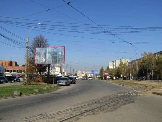 Фото рекламной плоскости по адресу Княгині Ольги вул., 116