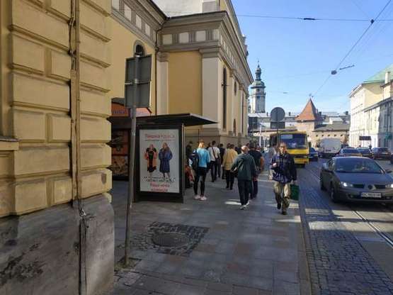 Фото рекламної площини за адресою Митна пл. - Личаківська вул., (№2)