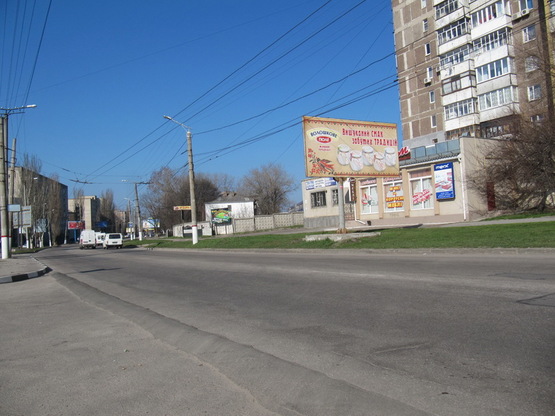 Фото рекламной плоскости по адресу ул.Полтавская