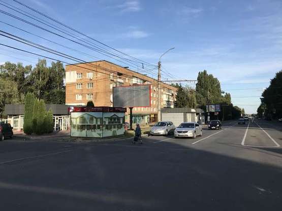 Фото рекламної площини за адресою Миру просп., 65 - Марка Кропивницького вул. (Ярослава Галана вул.)