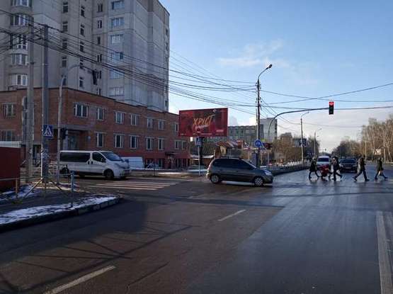 Фото рекламної площини за адресою Прибузька вул. - Михайла Грушевського вул.