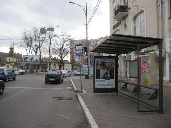 Фото рекламной плоскости по адресу Тираспольська вул., 34 - Старопортофранківська вул., 97 - Колонтаєвська вул. (остановка)