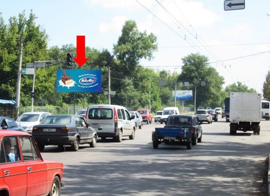 Фото рекламной плоскости по адресу Кошки ул. (бывш. Люксембург ул.) / Химиков пр., парк Химиков, возле супермаркета "АТБ"