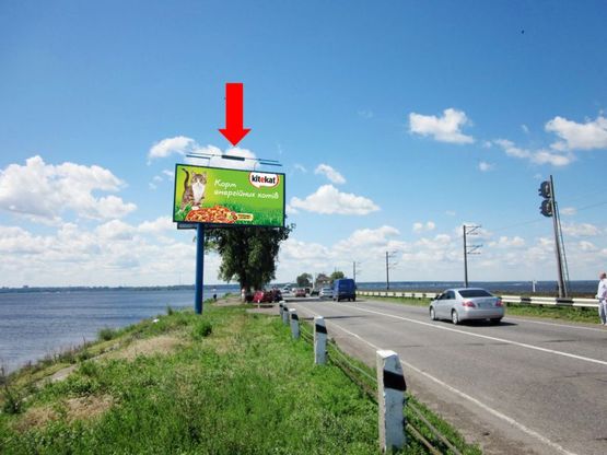 Фото рекламной плоскости по адресу Трасса Золотоноша - Черкассы, 19 км + 400 м, дамба