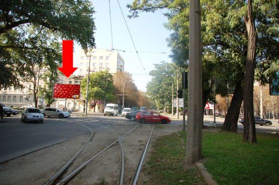 Фото рекламной плоскости по адресу Пушкина пр. / Савченка ул.