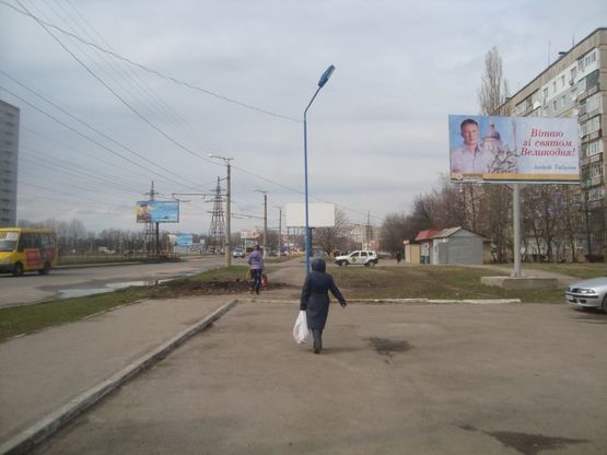 Фото рекламной плоскости по адресу ул. Попова