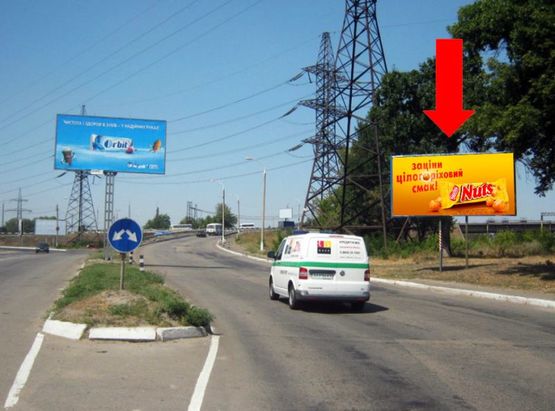 Фото рекламной плоскости по адресу Сечеславский путь ул. (бывш. Днепропетровская ул.), Киевское раздорожье