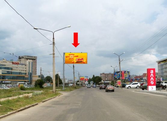 Фото рекламної площини за адресою Павлова ул., 120, флажок, возле супермаркета "Таргет", ст. м. "Академика Павлова"