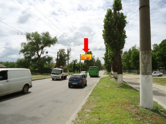 Фото рекламной плоскости по адресу Малой пр. (бывш. Постышева пр.), 55, из центра