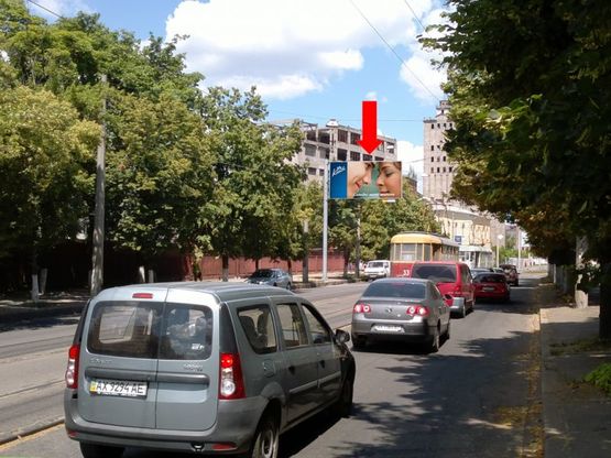 Фото рекламної площини за адресою Котляра ул. (бывш. Красноармейская ул.), 15-А, в центр