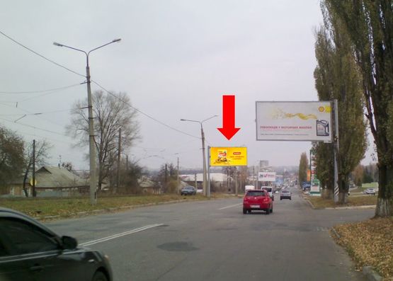 Фото рекламной плоскости по адресу Павлова ул., 133 / Подрывной пер., в сторону рынка «Барабашова»