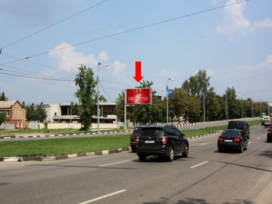 Фото рекламної площини за адресою Новый мост / Панасовский проезд, в сторону центра