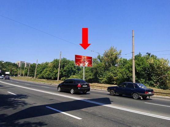 Фото рекламної площини за адресою Журавлевский спуск (бывш. Веснина спуск) / ул. Челюскинцев, в сторону ул. Пушкинской