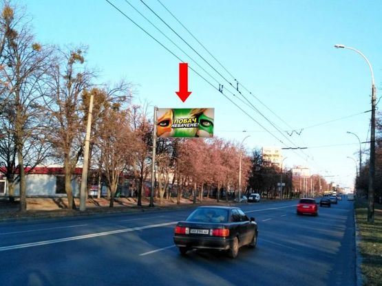 Фото рекламної площини за адресою Героев Сталинграда пр., 169, в сторону пр. Александровский