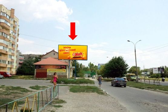 Фото рекламной плоскости по адресу 49-й Гвардейской дивизии ул., возле рынка "Таврический"