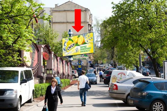 Фото рекламної площини за адресою Сечевых Стрельцов ул. (бывш. Артема ул.), 84 / Черновола ул., ресторан "Сохо"