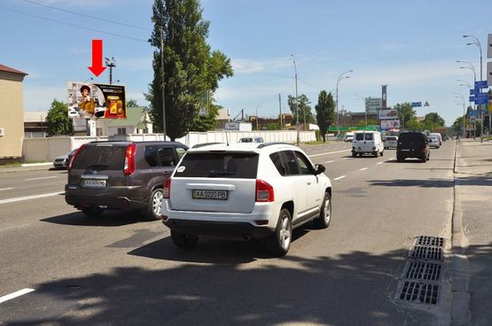 Фото рекламної площини за адресою Новоконстантиновская ул., 2А, в сторону Набережно-Луговая ул.