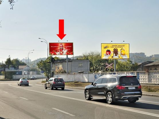 Фото рекламної площини за адресою Электриков ул., 100 м до Межигорская ул. / Новоконстантиновская ул.