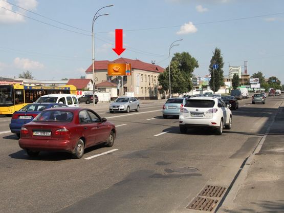 Фото рекламної площини за адресою Новоконстантиновская ул., 2А, в сторону Подола